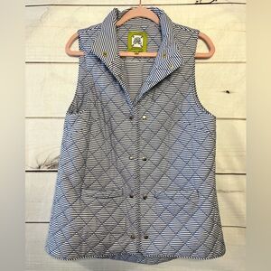 Preppy EUC Size Large Elizabeth McKay Quilted Vest